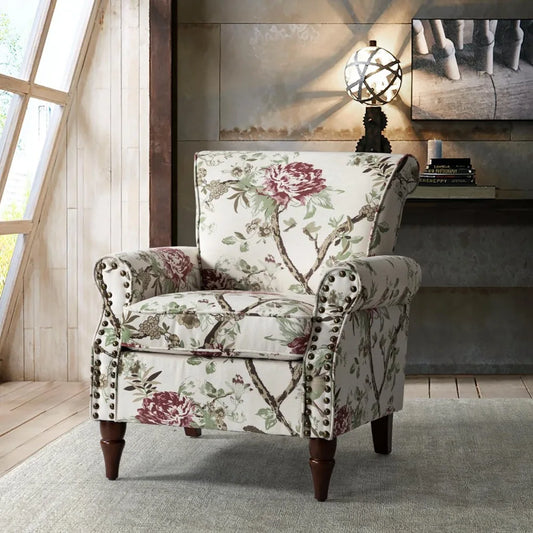 Grand Millennial Wingback Chair