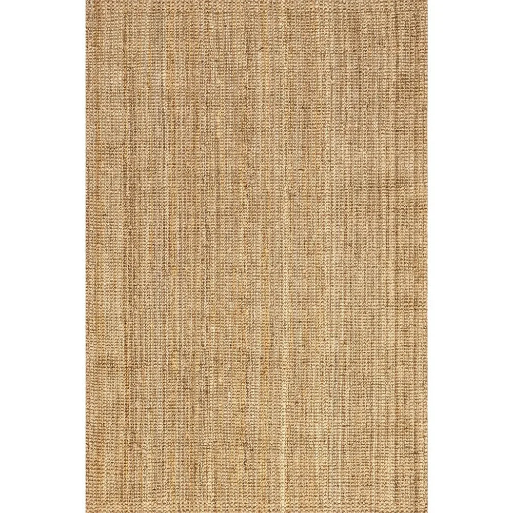 Solid Farmhouse Jute Area Rug