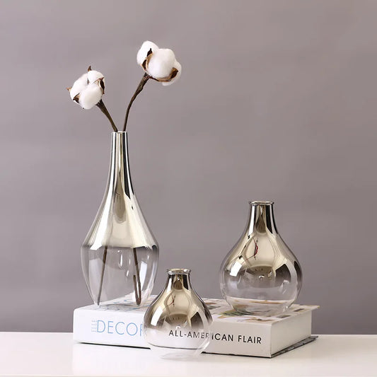 Creative Silver Gradient Vase